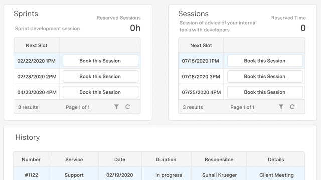 feature for Calendar booking tool