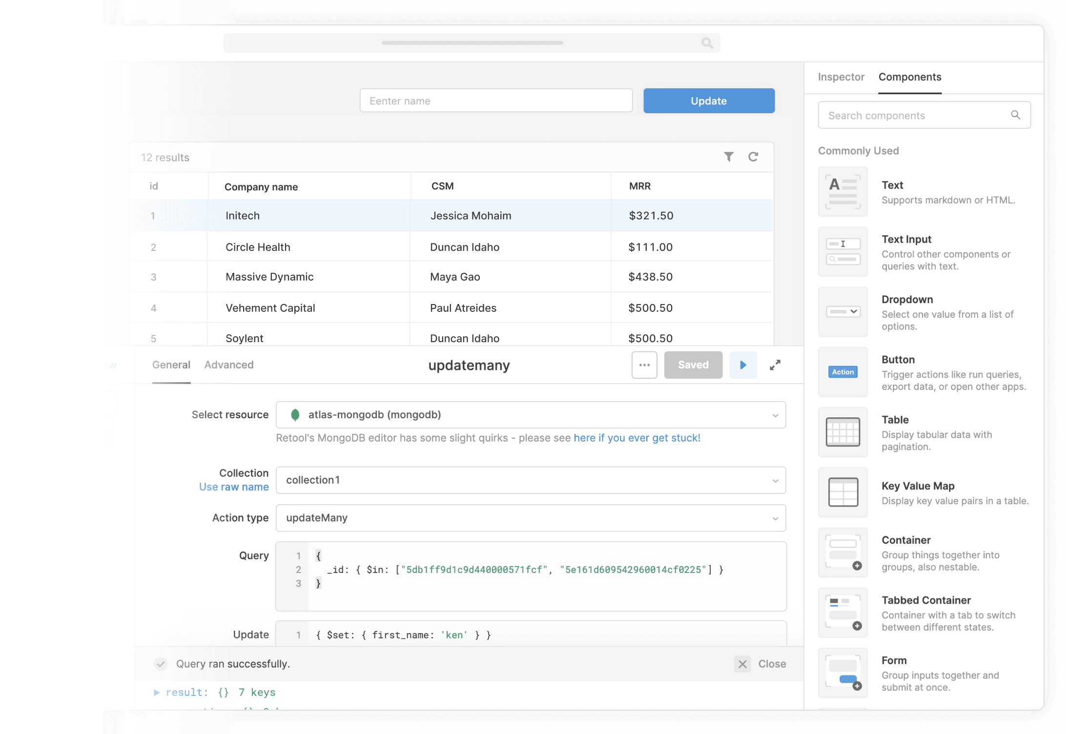 A fast and simple MongoDB admin client
