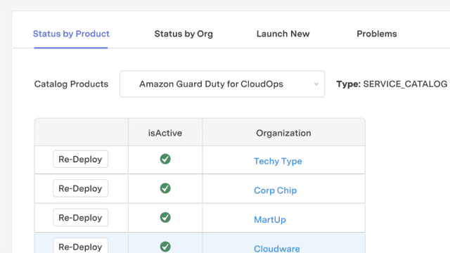 feature for Cloud services deployment manager